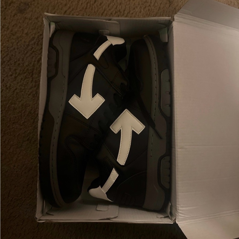 Off-White Black and White Men's Shoes